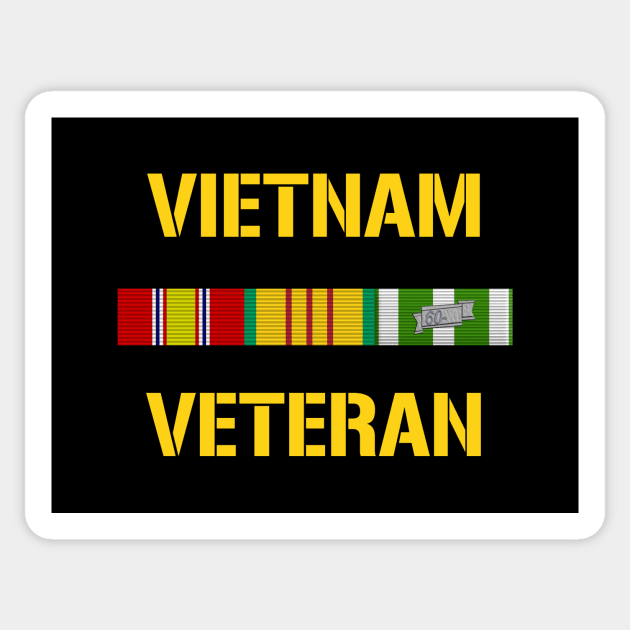 Vietnam Veteran Ribbon Bar Sticker by warishellstore